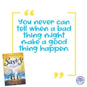 read aloud quote from Savvy