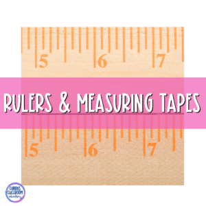 use rulers or measuring tape 