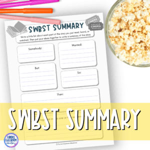 free download for a strategy to help students summarize a story