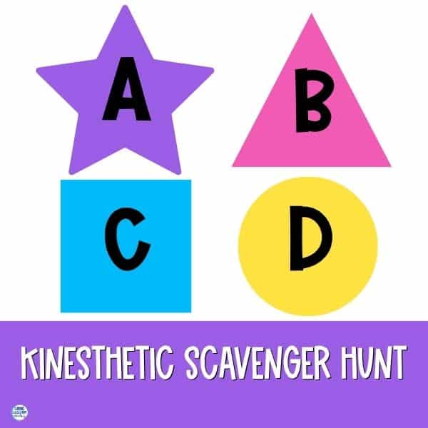 activities for kinesthetic or tactile learners