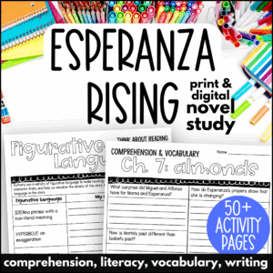 esperanza rising novel study