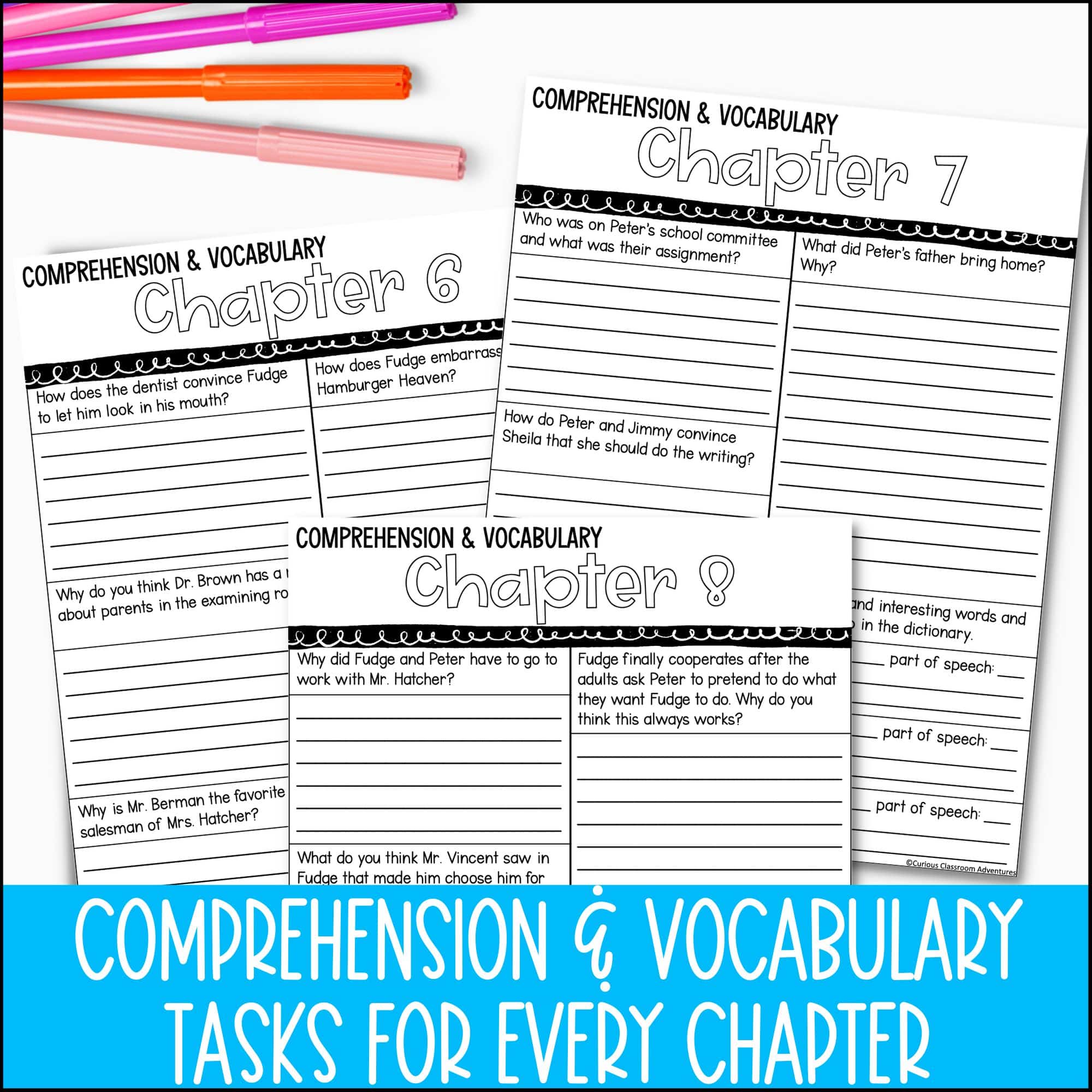 Tales of a 4th Grade Nothing Novel Study - Print & Digital - Curious ...