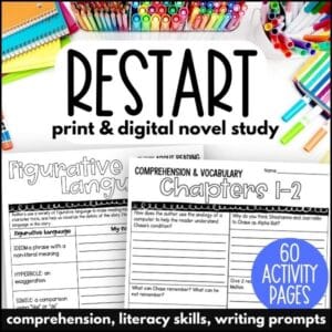 restart novel study