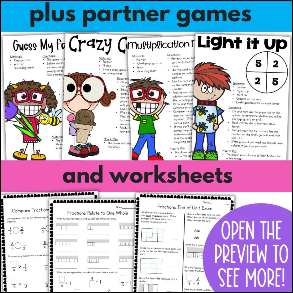 3rd Grade Math Curriculum YEAR LONG BUNDLE - Curious Classroom Adventures