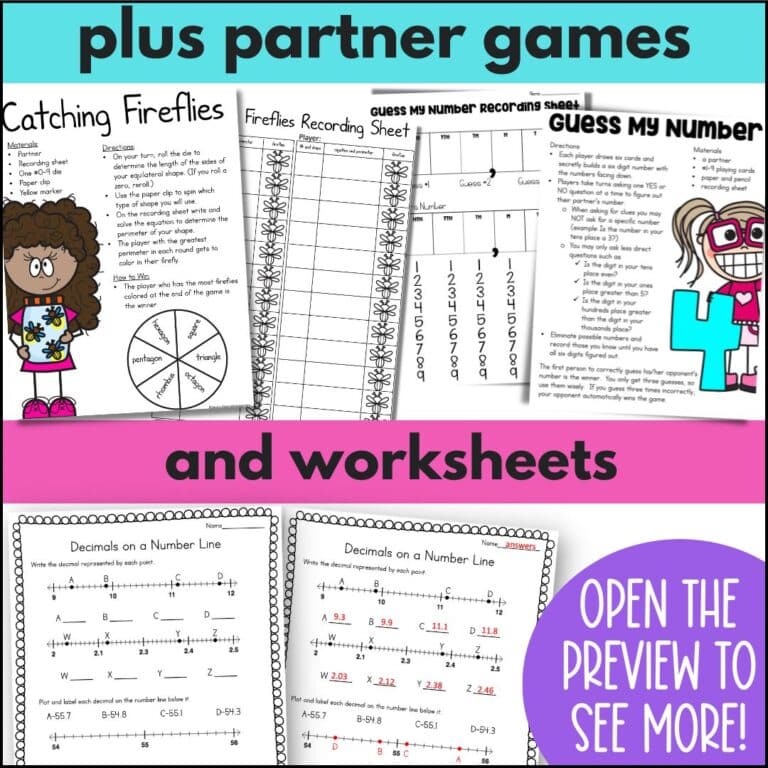 4th Grade Math Curriculum - Year Long Bundle - Curious Classroom Adventures
