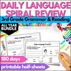 3rd Daily Language Review Worksheets