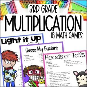 3rd grade math games dice and cards