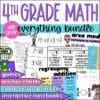 4th Grade Math Curriculum - Year Long Bundle - Curious Classroom Adventures