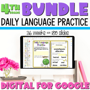 4th grade digital daily language review