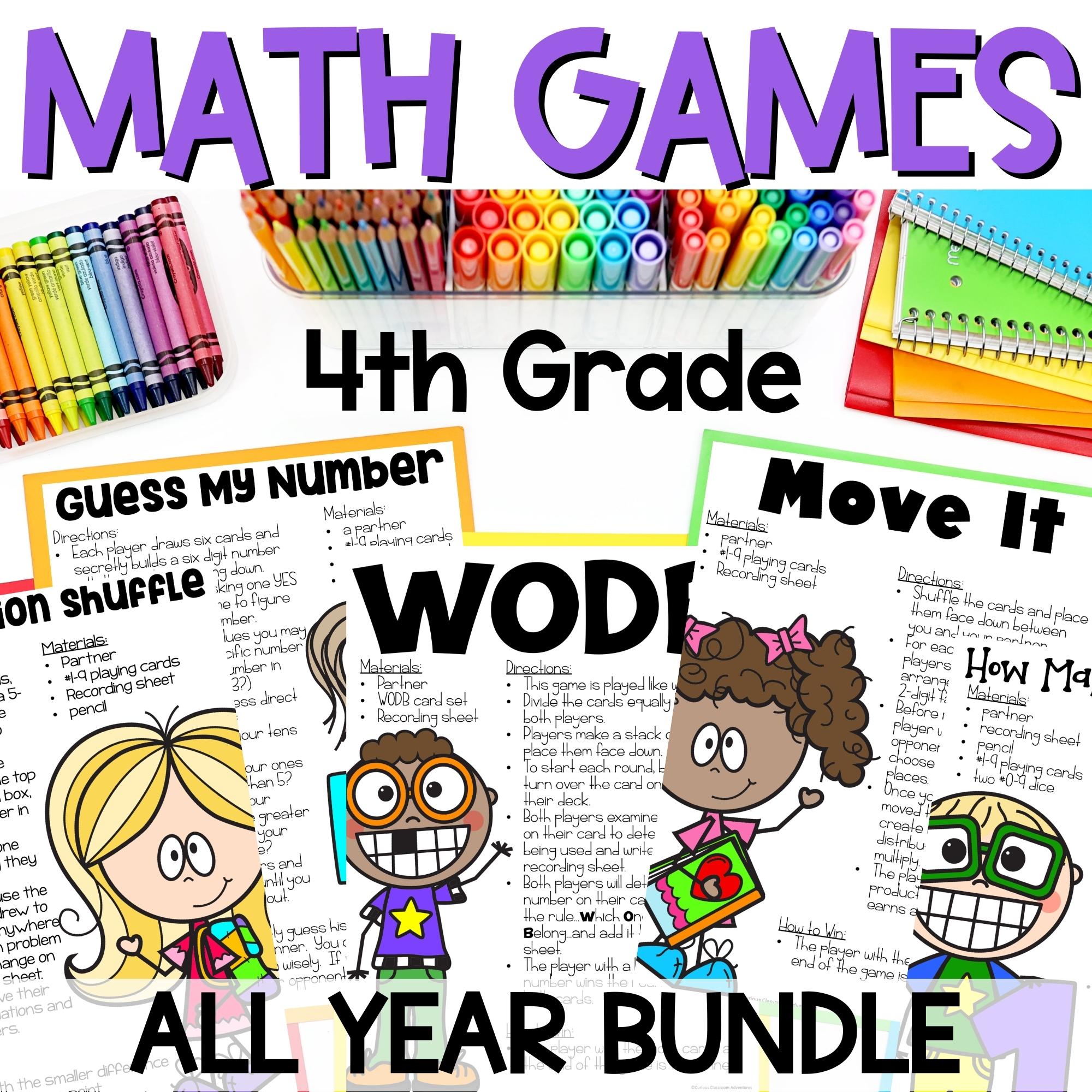 4th Grade Math Games 1 