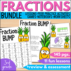 fractions unit for 3rd grade