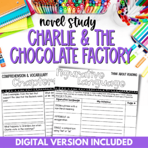 charlie and the chocolate factory novel study
