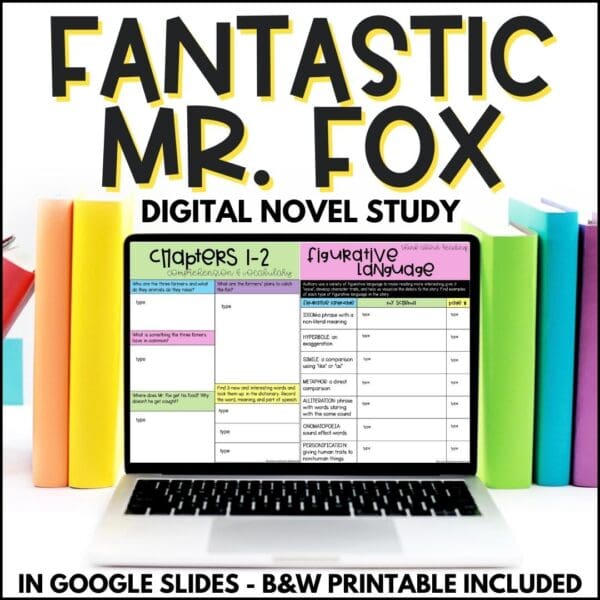 fantastic mr. fox novel study
