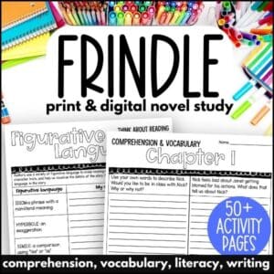 frindle novel study