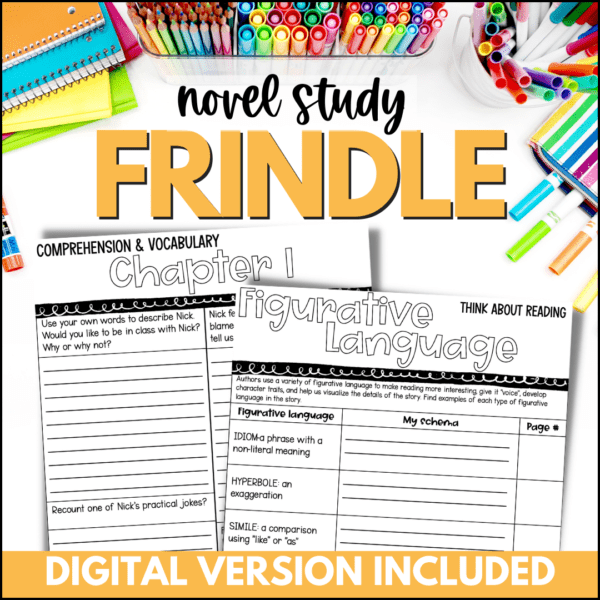 frindle novel study