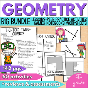 geometry unit bundle 4th grade
