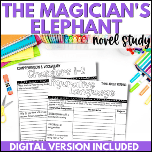 the magician's elephant novel study
