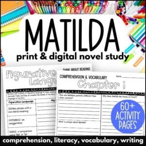 matilda novel study