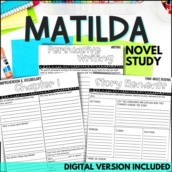 matilda novel study