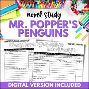 mr. popper's penguins novel study