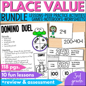 place value in numbers for 3rd grade math lessons