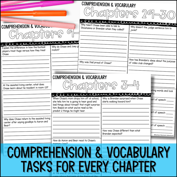 restart novel study comprehension questions