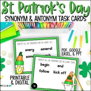 st.-patricks-day-synonym-and-antonym-task-cards