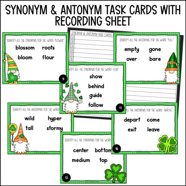 st.-patricks-day-synonym-and-antonym-task-cards