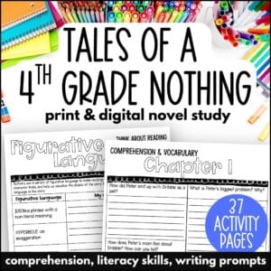 tales of a 4th grade nothing novel study