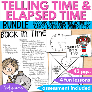 elapsed time lessons for 3rd grade math