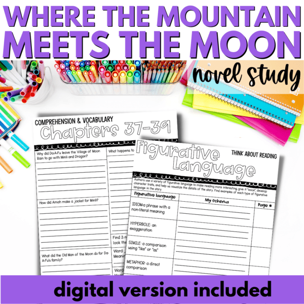 where the mountain meets the moon novel study