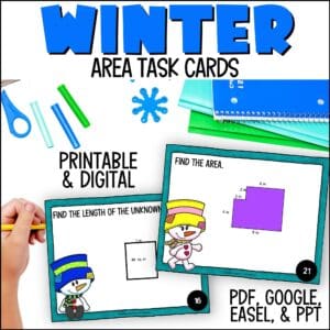 Winter Area Task Cards