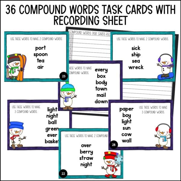 Winter Compound Words