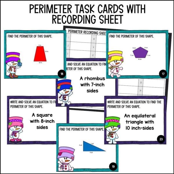 Winter Perimeter Task Cards