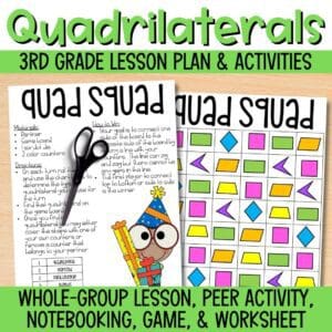 quadrilateral shapes lesson