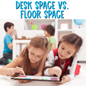 classroom space for math games