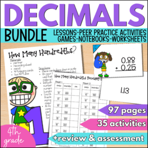 fractions as decimals teaching ideas