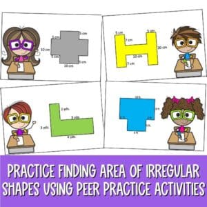 how to teach area of irregular shapes