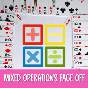 mixed operations math games for the end of the year