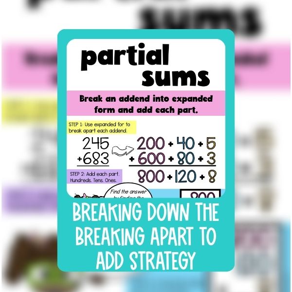 partial sums break apart to add