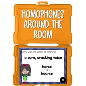 homophone activities for big kids