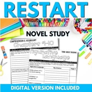 teaching character traits and analysis upper elementary novel study restart