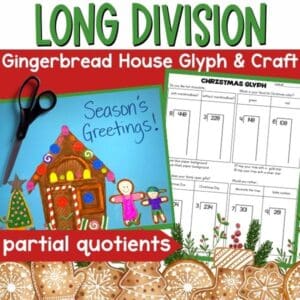 christmas math craft activities gingerbread house