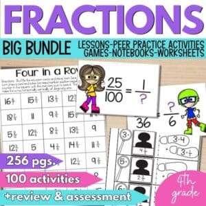 fun with fractions 4th grade