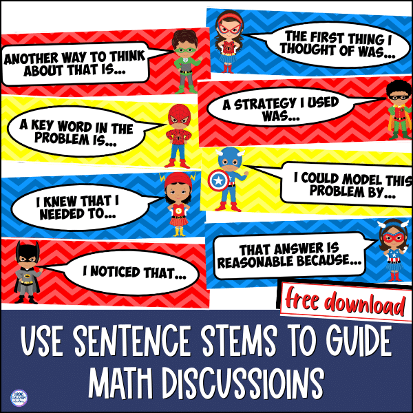 math talk discussion stems