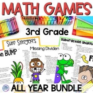 math games with playing cards 3rd grade