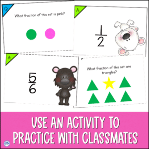 teach fractions of a set 3rd grade