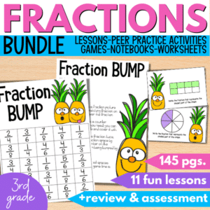 3rd grade fraction unit