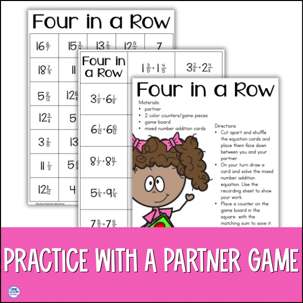 adding mixed numbers by breaking apart 4th grade lesson