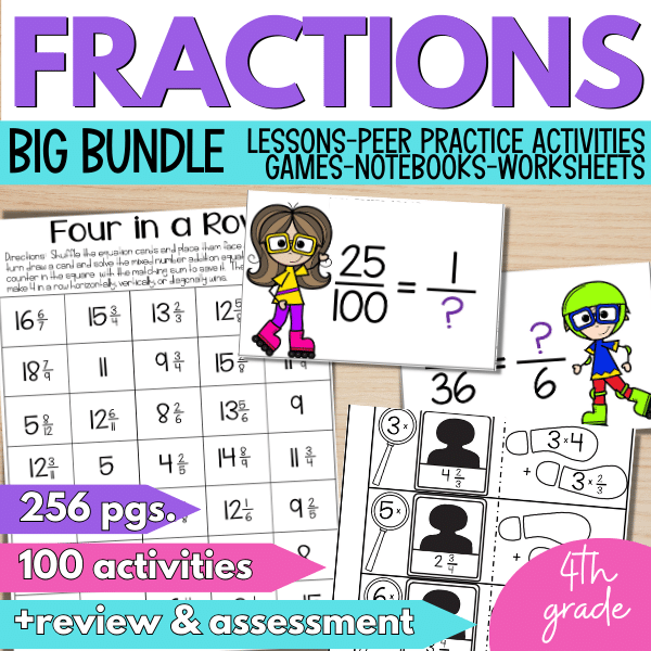 adding mixed numbers by breaking apart 4th grade lesson